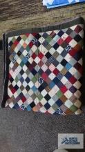 Vintage heavy patchwork quilt