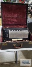 Vintage Scandalli accordion, 306/89 made in Italy with case