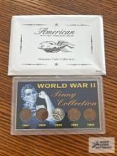 World War II penny collection