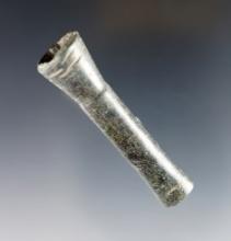 Exceptional 2 3/8" Pipe with a flared and incised stem. Found near the Columbia River. COA.