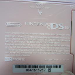 Nintendo DS Lite Model USG-001, Games, Two Charging Cords, Mobile