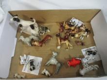 Porcelain Miniature Dog Figurines
