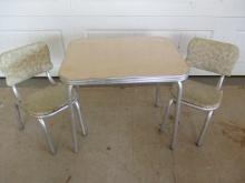 1950's Dixie Dinette Childs Kitchen Table & Chairs