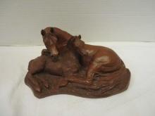 Red Mill Mfg. Co. Horse & Foal Sculpture