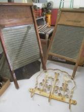2 Washboards and Wall Hanger