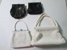 Four Ladies Beaded Clutch Evening Bags