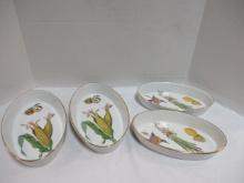 Four Royal Doulton Evesham Oval Oven to Table Dishes