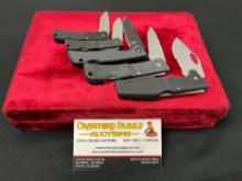 5x Gerber Folding Knives, models 2x 300, 1x 400, 1x Magnum Jr., 1x US1