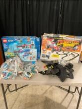 Lego City New Opened in Box Hospital Set & Electric Road Racing Desert Dog Rally - See pics