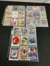 Collection of Vintage & Modern Mariners Related Signed Baseball Cards - See pics