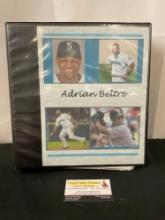 Adrian Beltre LA Dodger & Seattle Mariner 1997-2009 Baseball Card Album, nice selection