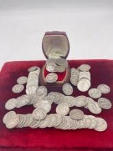 100 x Silver Mercury dimes 1917-1945 different mint marks