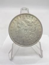 Antique 1886 Silver Morgan dollar nice coin see pics