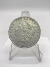 Antique 1888-S Key Date Silver Morgan Dollar coin has some rim damage See Pics