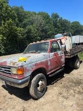 1992 Ford F350 Dually w/Flatbed, Standard Trans, 4-Wheel Dr, Shows 86,014 M