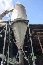 6' Cyclone Dust Collector w/Pipe to Blower