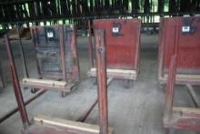 Steel - 42" x Adjustable Length (6 - 16' )Lumber Cart w/Even End