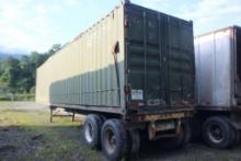1982 40' Open Top Container Trailer, Tandem Axle (Has Title)