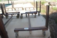 Steel Lumber Carts 4ft. X Adjustable Length