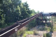 12in. X 32ft. Belt Conveyor With Driv, Missing Sections Of Belt