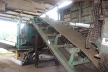 34in. X 19ft. Convcave Belt Conveyor With Drive (Feed To Chip Screen)