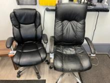 2-black office chairs.