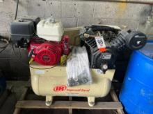 Ingersoll Rand 2475 portable air compressor, Honda GX390 gas engine w/ elec