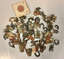Bag Of Old Tin Tobacco Tags