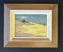 Oil On Board - Impressionistic Landscape, Signed Lower Right, Framed, 11½"x