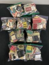 9 Bags Old Matchbooks & Covers