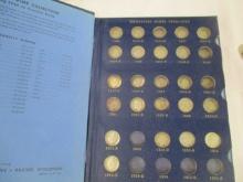 Roosevelt Silver Dime Collection in Album 36 coins