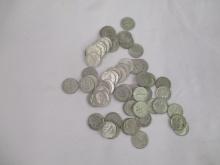 US Silver Roosevelt Dimes- various dates/mints 60 coins