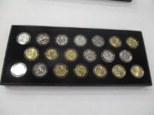 US Quarters 2004 Gold and Platinum Layered 20 coins