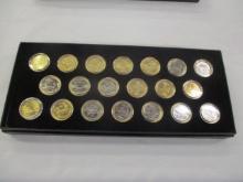 US Quarters 2003 Gold & Platinum Layered 20 coins