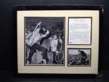 Framed Commemorative Elvis Presley Early Music Collage