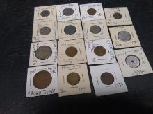 Coin-(15) Assorted Foreign Coins