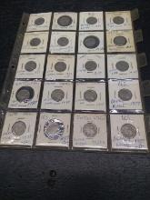 Coin-(20) 1936-37 Buffalo Head Nickels
