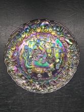 Lenox Imperial Carnival Glass Eighth Day of Christmas Plaque/Plate