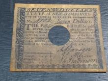 Antique Paper Money-New Hampshire