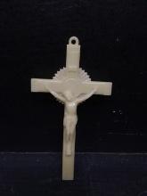 Religious Icon-Molded Plastic Crucifix Pendant