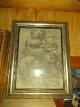 Artwork-Framed Print-Madonna & Child by Leonardo De Vinci
