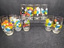 Collection 11 Smurfs Collector Glasses