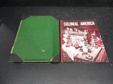 Vintage Books (2) Colonial America 1967 Colonial Living 1957
