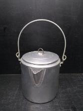 Vintage Aluminum Strainer with Spout & Handle