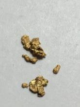 Gold Nuggets High Quality Alaskan Yellow .114 Grams 22kt Top End