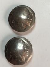 Buffalo Nickel Antique Buttons