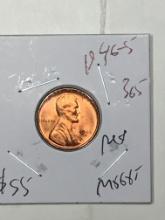 Lincoln Wheat Cent 1946 S Gem Red High Grade