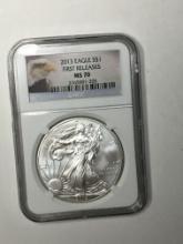 American Silver Eagle 2013 First Release