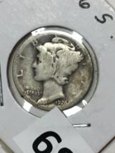 1926 S Silver Mercury Dime 