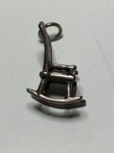 .925 Sterling Silver Rocking Chair Charm